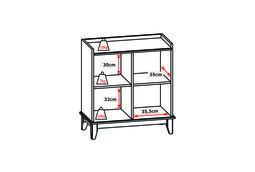 MPO Móveis - Balcão 01 Porta